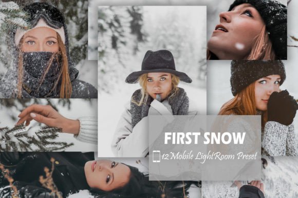 Download 12 Lightroom Mobile Presets, First Snow - Lightroom mobile presets Collection
