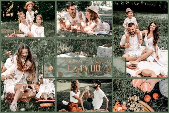 Download 12 Happy Life Lightroom Presets, Orange - Premium Resources