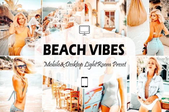 Download 10 Beach Vibes Lightroom Presets, Orange - Premium Resources