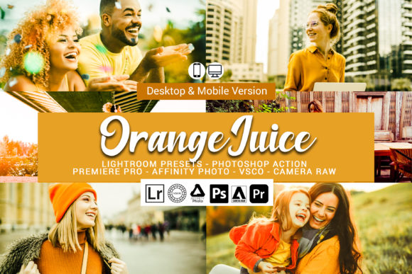Download 20 Orange Juice Presets - Premium Resources