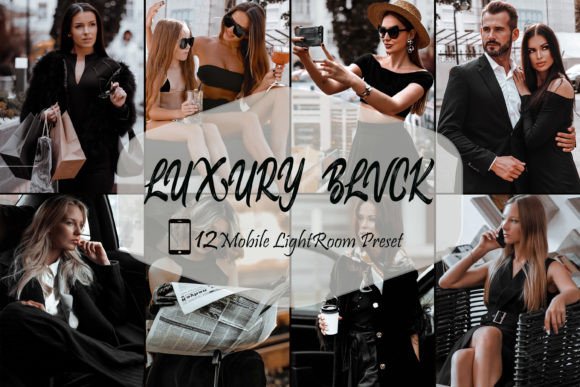 Download 12 Lightroom Mobile Presets,Luxury Blvck - Lightroom mobile presets Collection