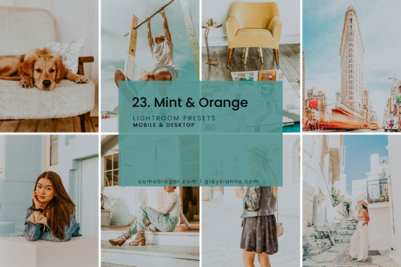 Download 23. Mint &amp; Orange Presets - Orange presets Collection