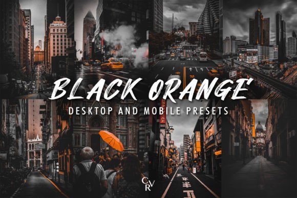 Download 10 Black Orange Lightroom Presets - Premium Resources