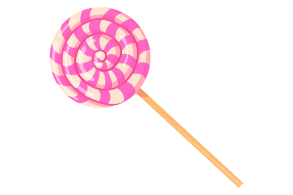 Download Cartoon Lolipop Candy. Sweet Caramel Str - Caramel Collection